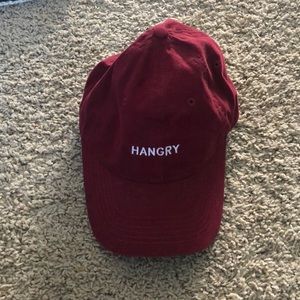 Red “Hangry” hat
